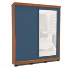 Guarda Roupa 2 Portas De Correr 2 Gavetas Com Espelho Porto F