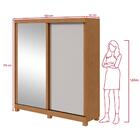 Guarda-roupa 2 Portas De Correr 2 Gavetas Easy Light Com Espe