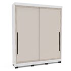 Guarda-roupa 2 Portas De Correr 2 Gavetas Móveis Valência Bra