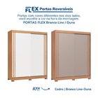 Guarda-roupa 2 Portas De Correr 2 Gavetas Rudá Cedro/branco L