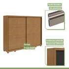 Guarda Roupa 2 Portas De Correr 6 Gavetas 237x269cm Toronto P