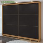 Guarda Roupa 2 Portas De Correr 6 Gavetas 237x269cm Toronto P