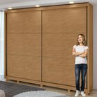 Guarda Roupa 2 Portas De Correr 6 Gavetas 237x269cm Toronto P