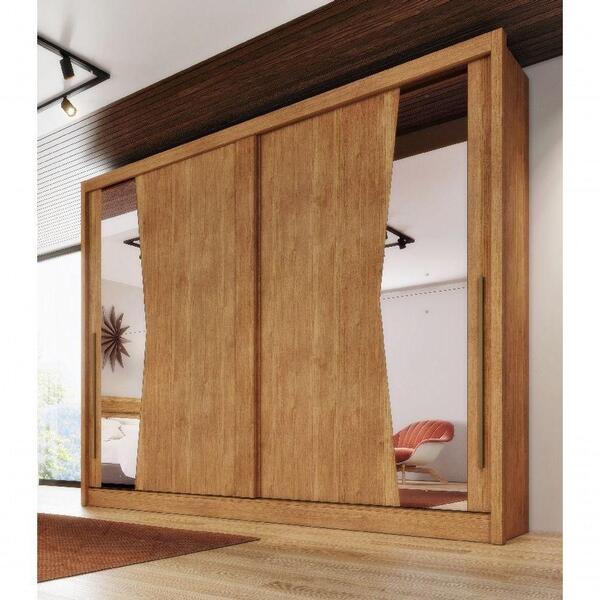 Guarda Roupa 2 Portas De Correr 6 Gavetas Novo Horizonte