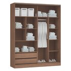 Guarda Roupa 2 Portas De Correr Capri requinte+  Macadâmia/ma