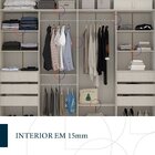 Guarda-roupa 2 Portas De Correr Coimbra Branco/freijó