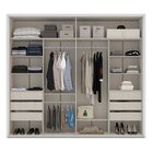 Guarda-roupa 2 Portas De Correr Coimbra Branco/freijó