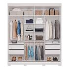 Guarda Roupa 2 Portas De Correr Com Espelho 100% Mdf Luana Pa