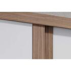 Guarda Roupa 2 Portas De Correr Com Espelho 100% Mdf Rubi Pan