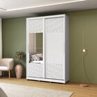 Guarda-roupa 2 Portas De Correr Com Espelho E 03 Gavetas Em 1