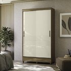 Guarda Roupa 2 Portas De Correr Com Pés Jequitibá/off