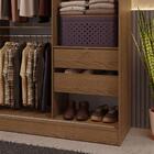 Guarda-roupa 2 Portas De Correr De Espelho Rustic Max Madesa