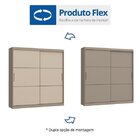 Guarda-roupa 2 Portas De Correr Platinum Móveis Castro Nacar/