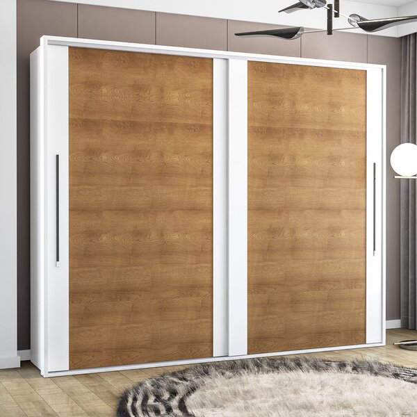 Guarda-roupa 2 Portas De Correr Sevilha Branco