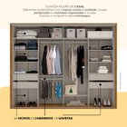 Guarda-roupa 2 Portas De Correr Sevilha Freijó