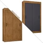 Guarda Roupa 2 Portas De Correr Solteiro Baunilha Cor22020-96