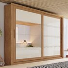 Guarda-roupa 2 Portas Deslizantes 4 Gavetas Com Espelho Medel