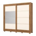 Guarda-roupa 2 Portas Deslizantes 4 Gavetas Com Espelho Medel