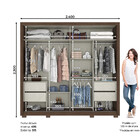 Guarda Roupa 2 Portas Deslizantes Zamora Henn