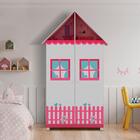 Guarda Roupa 2 Portas Infantil Pink Ploc Branco Haru Shop Jm
