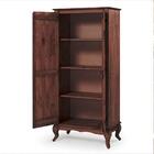 Guarda Roupa 2 Portas Madeira Maciça Rústico Pés Luis Xv 4000