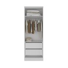 Guarda-roupa 2 Portas Mdf Ravi Branco