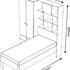 Guarda Roupa 2 Portas Nina E Cama Cecília Cimol