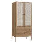 Guarda Roupa 2 Portas Oslo Artesano 80 Cm (larg) Mdp Hanover