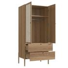 Guarda Roupa 2 Portas Oslo Artesano 80 Cm (larg) Mdp Hanover