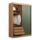 Guarda-roupa 2 Portas Ripadas Samambaia Cabecasa Madeiraorigi