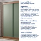 Guarda-roupa 2 Portas Samambaia Cabecasa Madeiraoriginals Fre