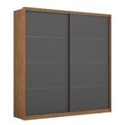 Guarda Roupa 2 Portas Valência Grafito