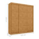 Guarda Roupa 3 Gavetas E 3 Portas Ipira Naturalle