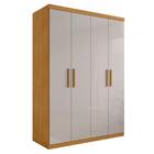 Guarda Roupa 3 Gavetas E 4 Portas Caxias Naturalle Off White