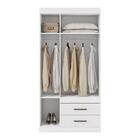 Guarda Roupa 3 Portas 2 Gavetas Com Espelho Star Santos Andir