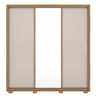 Guarda Roupa 3 Portas 2 Gavetas Com Pés Quadrado Residence D0