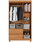 Guarda Roupa 3 Portas 2 Gavetas Dubai Plus Imop Móveis