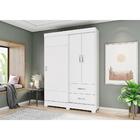 Guarda-roupa 3 Portas 2 Gavetas Madri Multimóveis Cr4050 Bran