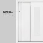 Guarda-roupa 3 Portas 2 Gavetas Ravel Branco