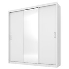 Guarda Roupa 3 Portas 2 Gavetas Residence D02 Branco - Mpozen