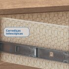 Guarda Roupa 3 Portas 2 Gavetas Wood  Angelin/blanc