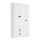 Guarda Roupa 3 Portas 2 Gavetas X21a Sport Car Branco