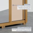 Guarda-roupa 3 Portas 2 Gavetaseta Com Espelho North Carvalho