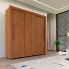 Guarda Roupa 3 Portas 3 Gavetas Cannes Cinamomo