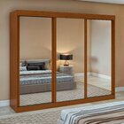 Guarda-roupa 3 Portas 3 Gavetas Saion Plus Super Glass