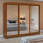 Guarda-roupa 3 Portas 3 Gavetas Saion Plus Super Glass Com Pés