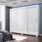 Guarda Roupa 3 Portas 4 Gavetas Com Pés Serenity Yescasa Bran
