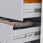 Guarda Roupa 3 Portas 4 Gavetas Com Pés Serenity Yescasa Preto