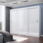 Guarda Roupa 3 Portas 4 Gavetas Serenity Yescasa Branco