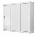 Guarda Roupa 3 Portas 4 Gavetas Serenity Yescasa Branco